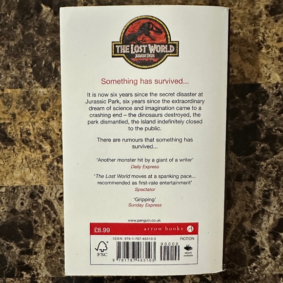 Jurassic Park: The Lost World Book by Michael Crichton - Picture 2 of 3